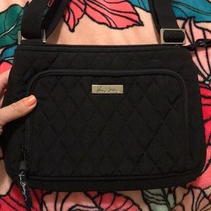 Vera Bradley black mini crossbody
